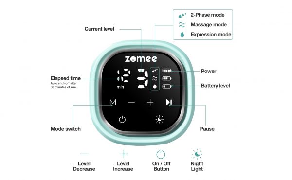 Zomee Z2 functions